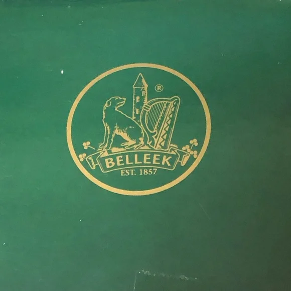 NIB Vintage Belleek Fairy Lamp Tealight Holder - Picture 9 of 9